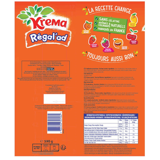 Regal'ad Fruit Assortment Candies KREMA