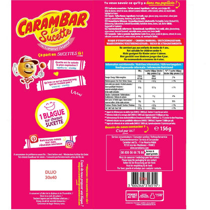 Bonbons Sucettes au Caramel CARAMBAR