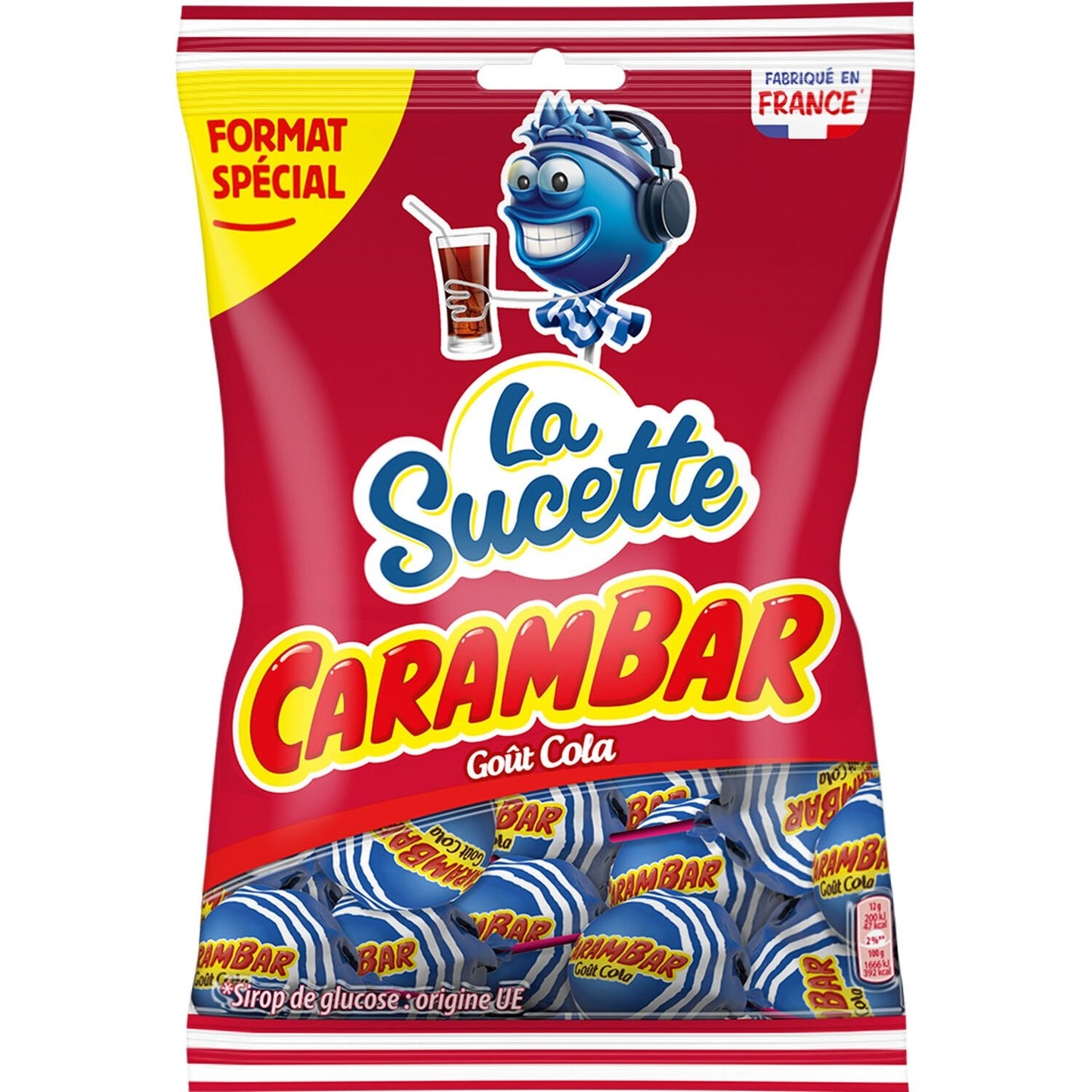 Bonbons Sucettes Cola CARAMBAR