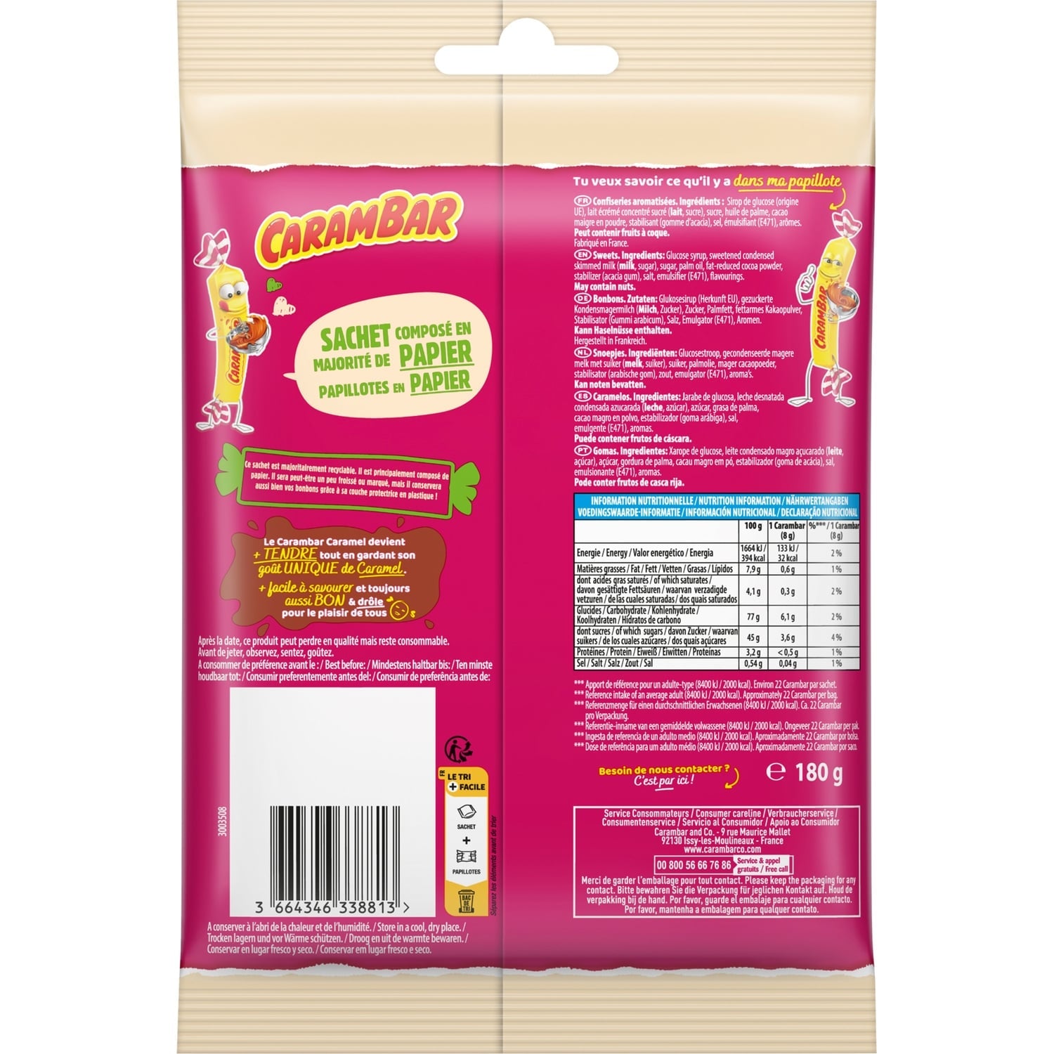 Bonbons caramel CARAMBAR 