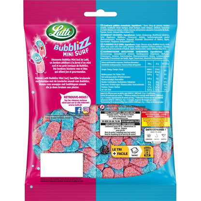 Bonbons bubblizz mini surf piquants LUTTI 