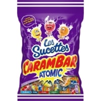 Bonbons Sucettes Atomic CARAMBAR Le sachet de 156G