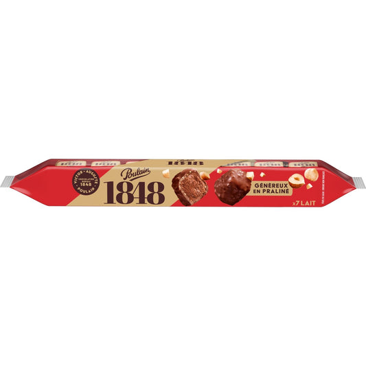 Chocolat au Lait Rocher Généreux en Praliné POULAIN la paquet de 224g