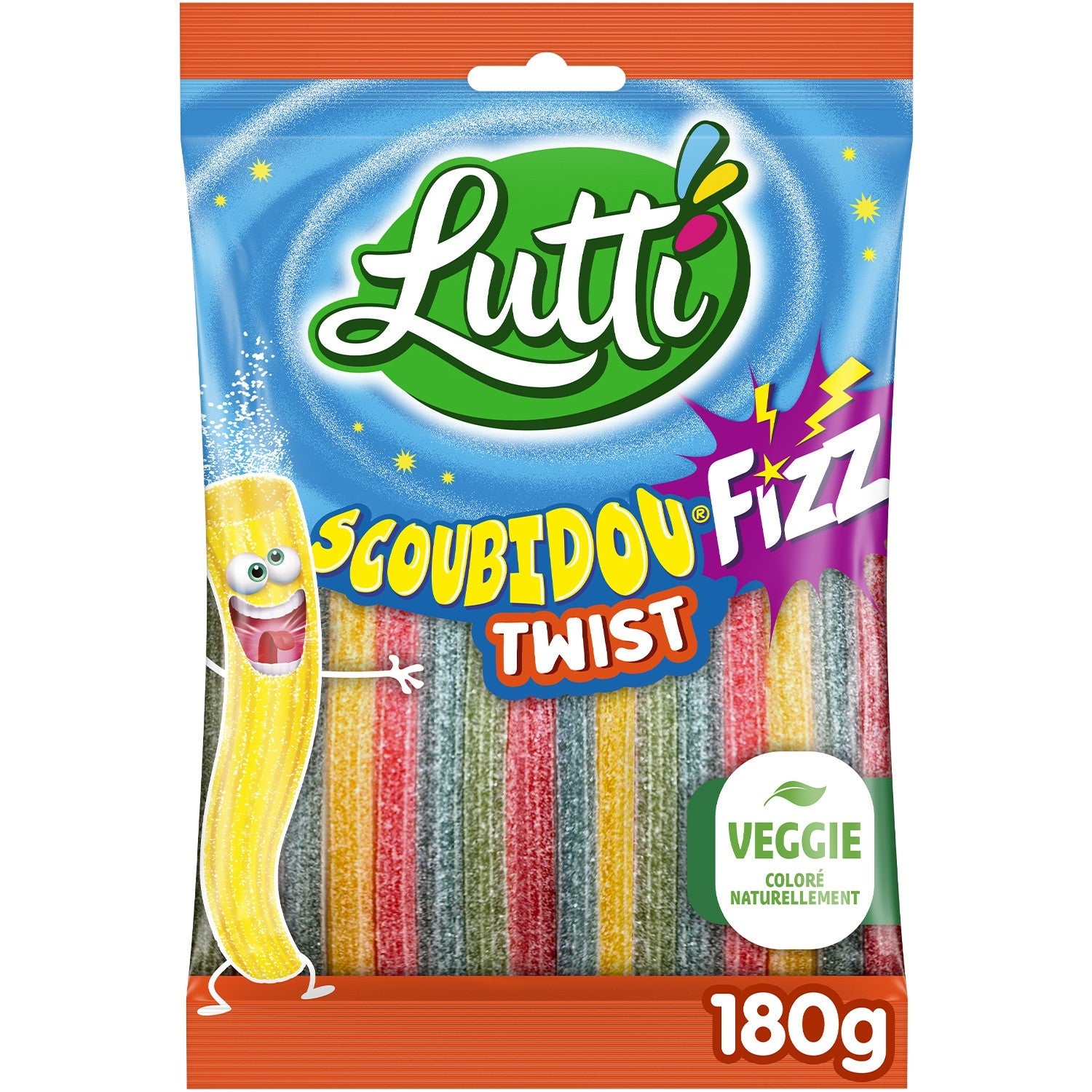 Bonbons Scoubidou Fizz Twist LUTTI 