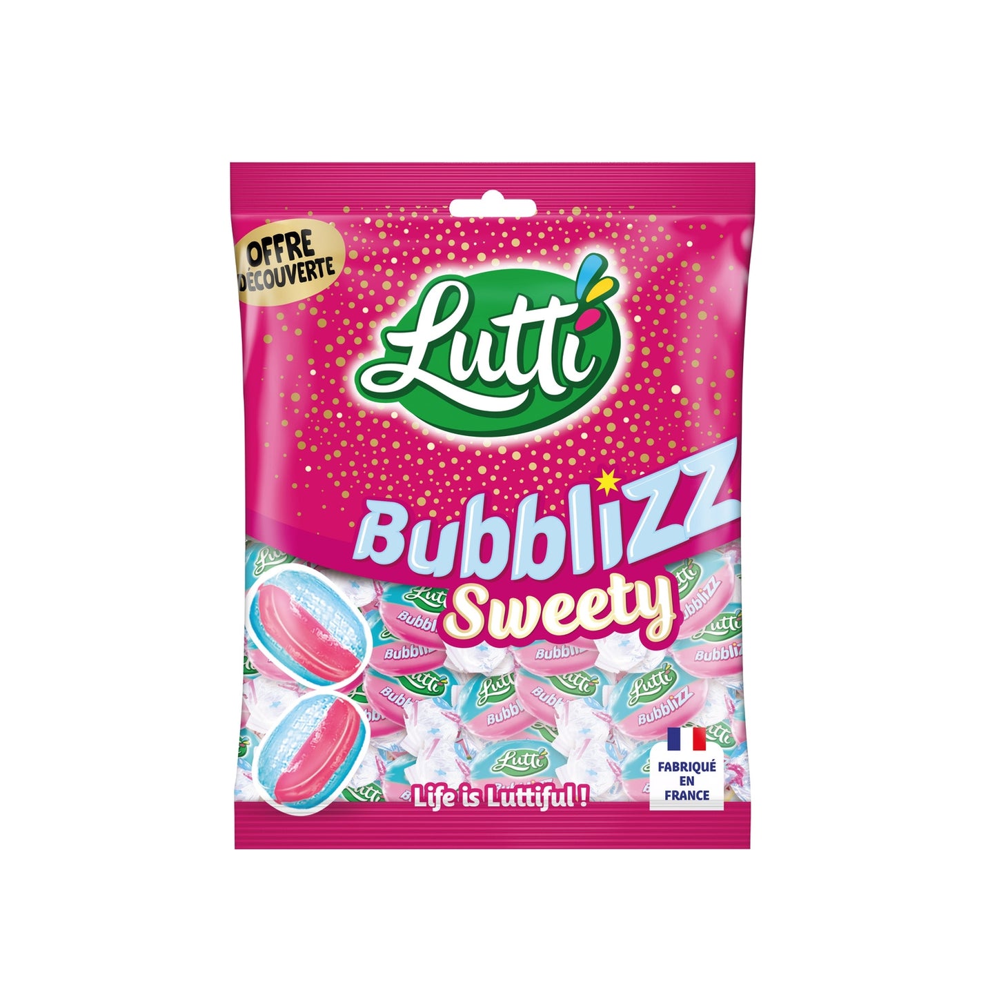 Bonbons Bubblizz Sweety LUTTI 