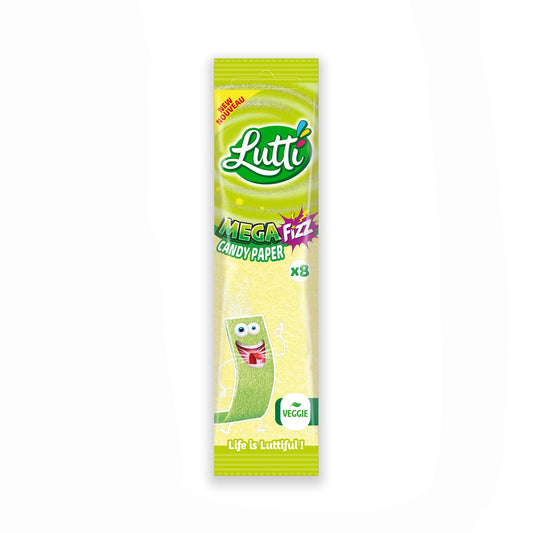 Bonbons MegaFizz Candy paper x8 LUTTI 