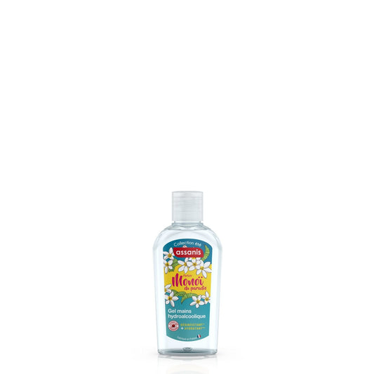 Gel Hydroalcoolique Parfum Monoï Sans Rinçage Aloe Vera et Provitamine B5 ASSANIS le flacon de 80mL