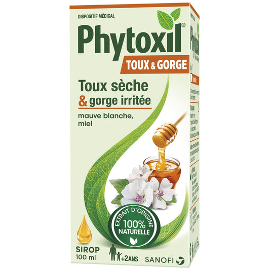 Sirop Toux Sèche et Grasse Adulte Mauve Blanche et Miel PHYTOXIL 