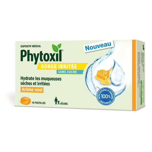Pastilles Gorge Irritée Sans Sucre PHYTOXIL 