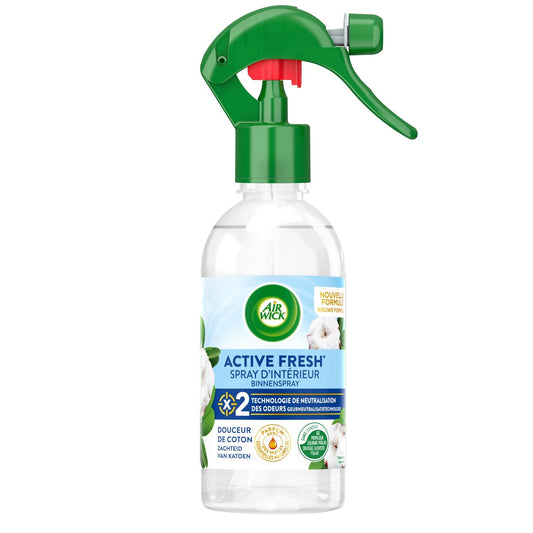 Désodorisant Spray Neutralisateur d'Odeurs Douceur Coton AIR WICK le flacon de 237mL