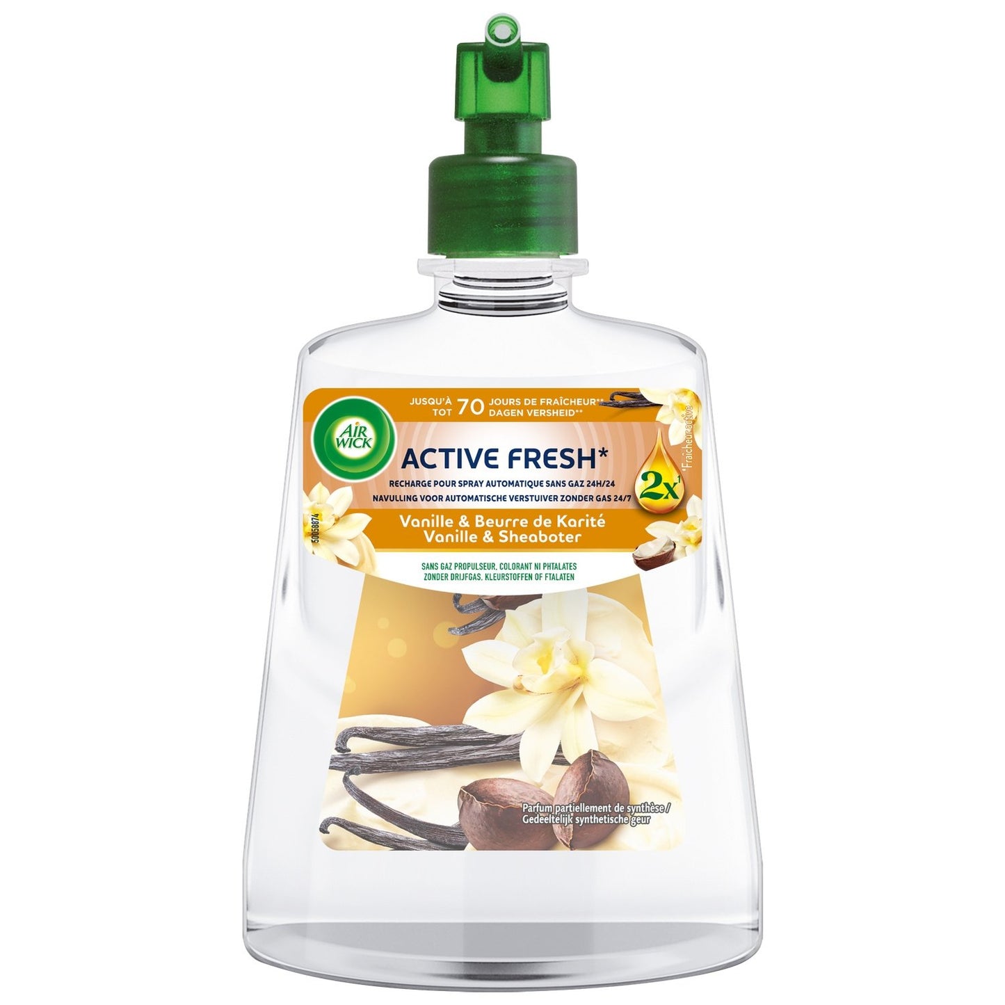 Wick Active Fresh Air Vanilla and Shea Butter Automatic Refill Air Freshener