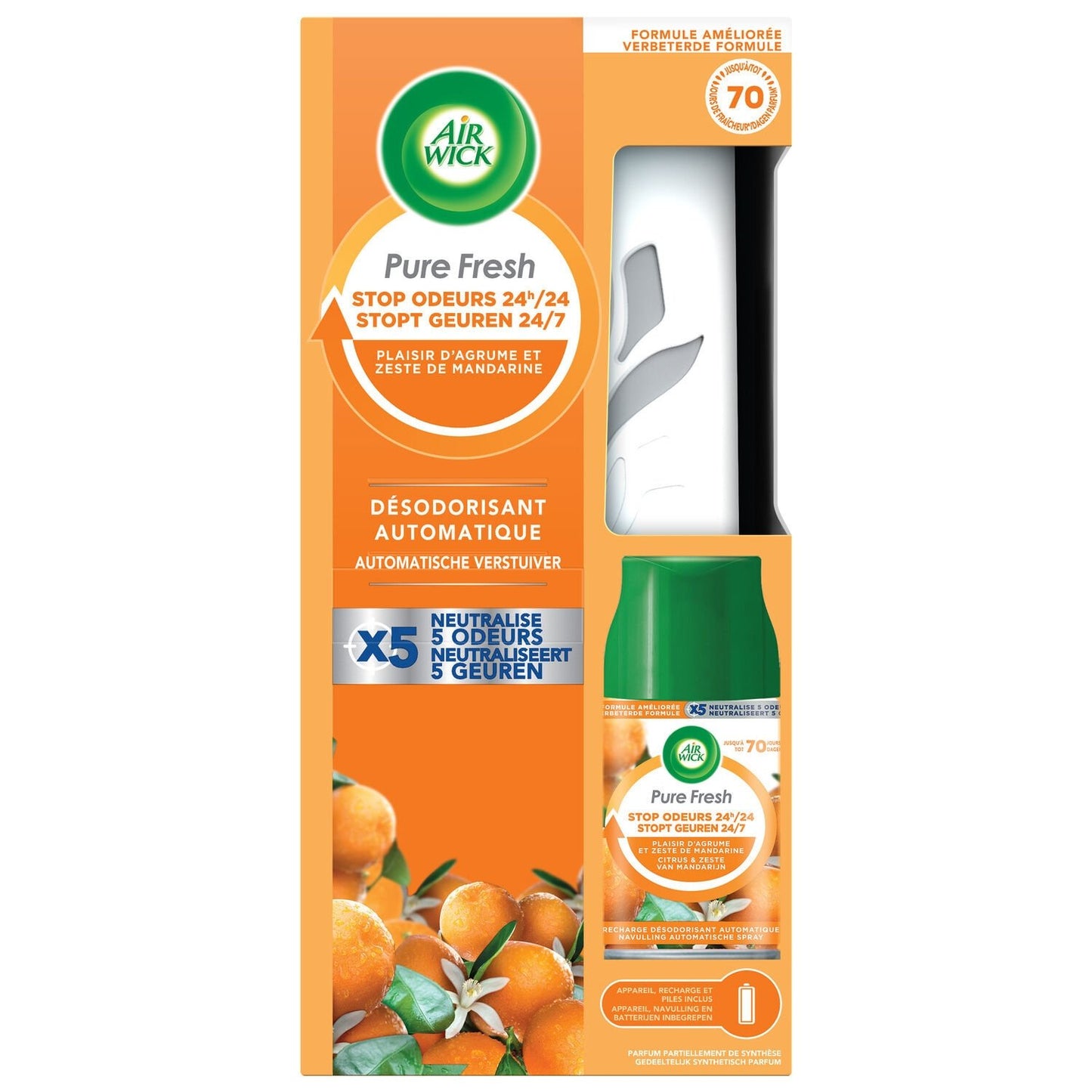 AIR WICK Citrus and Mandarin Zest Automatic Refill Air Freshener