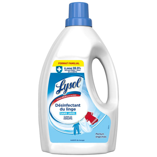 Liquide Désinfectant du Linge Parfum Linge Frais LYSOL le bidon de 1.5L