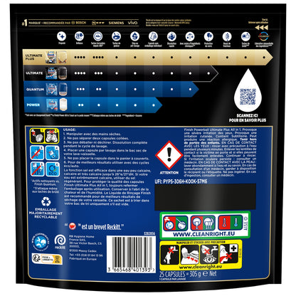 All In 1 Ultimate Plus FINISH Dishwasher Tablet