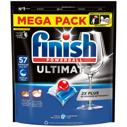 Capsules Lave-Vaisselle Ultimate All In 1 FINISH