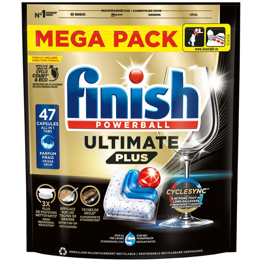 Capsules Lave-Vaisselle Ultimate + FINISH