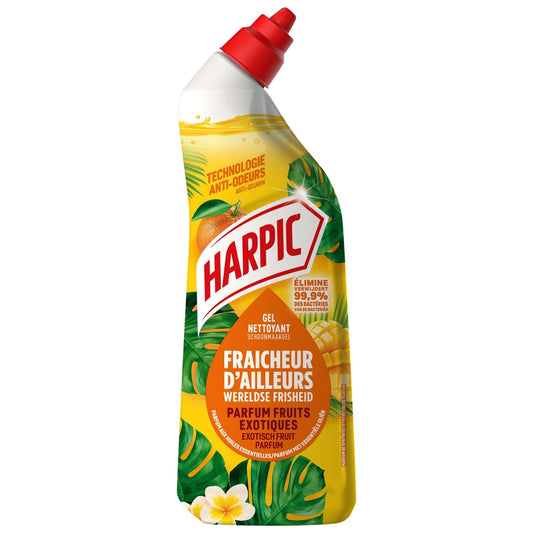 Gel Wc Fraîcheur d'Ailleurs Fruits Exotiques HARPIC le flacon de 750mL