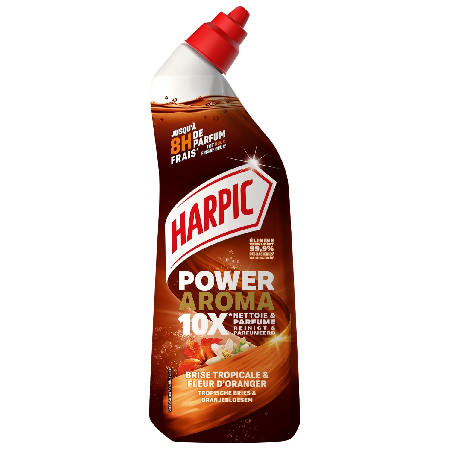 Gel WC Power Aroma Brise Tropicale Fleur D'oranger HARPIC 