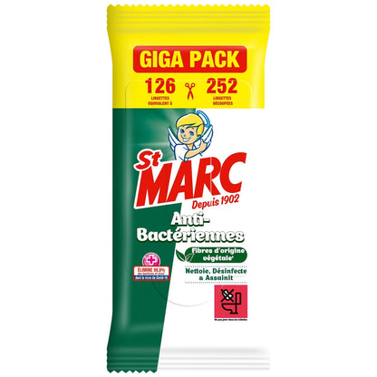 Lingettes Multi-Surfaces Désinfectantes ST MARC