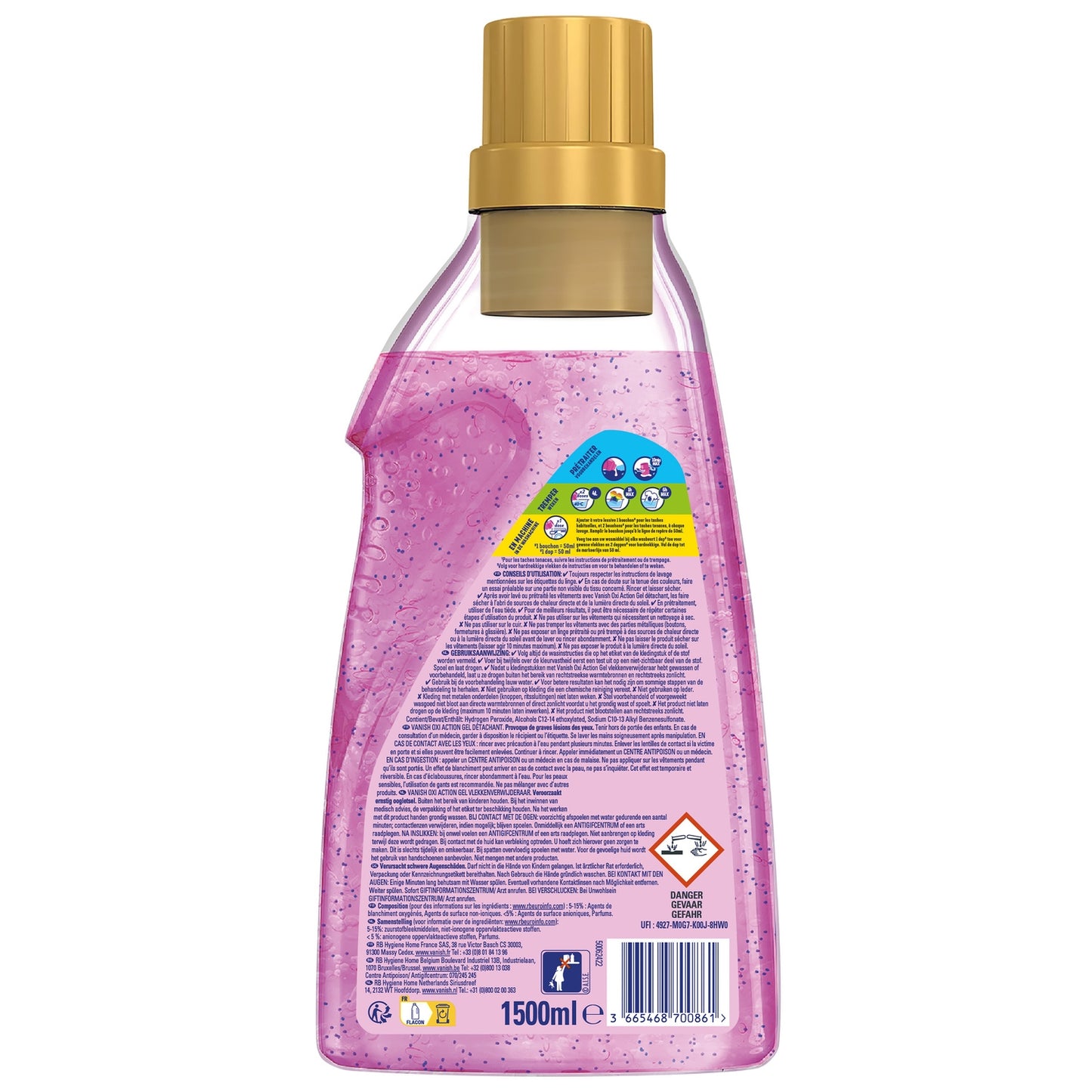 Oxi Action Gel Fleckenentferner Wirksam ab 20° VANISH