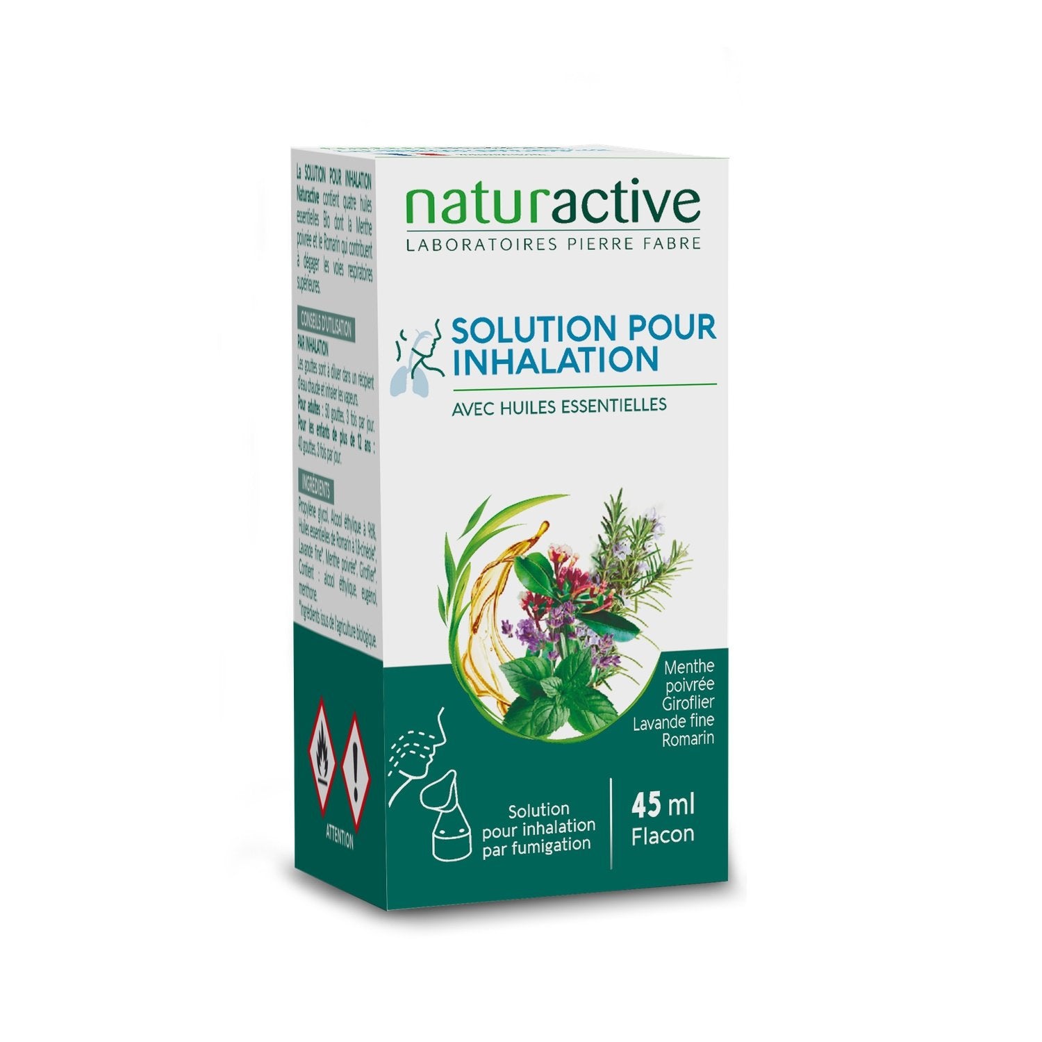 Soin Nasal Voies Respiratoires Dégagées NATURACTIVE le flacon de 45mL