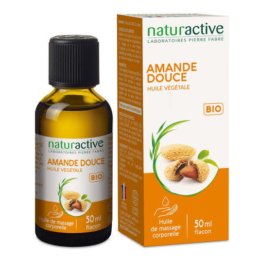 Huile Visage et Corps Apaisante et Adoucissante Bio Amande Douce NATURACTIVE 