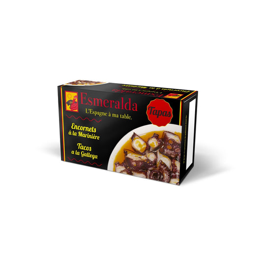 Poulpe à la Marinière ESMERALDA la boite de 120g