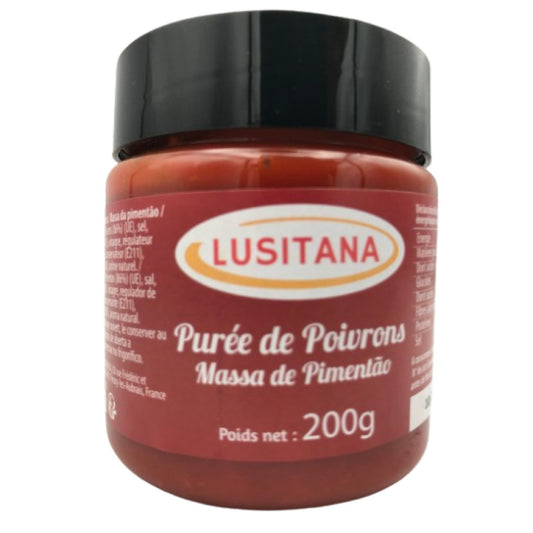 Purée de Poivrons LUSITANA le pot de 200g
