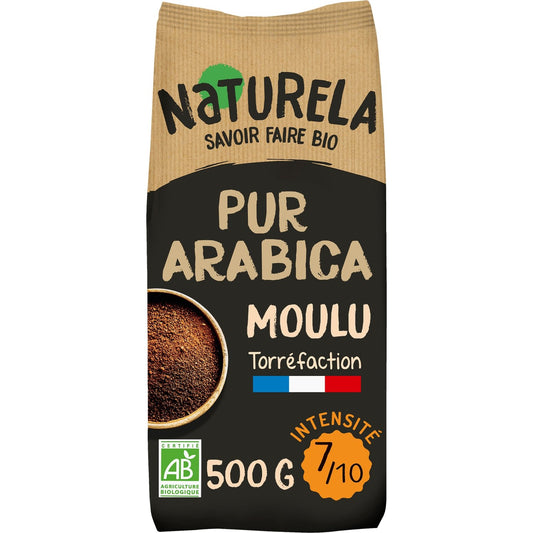 NATURELA Organic Pure Arabica Ground Coffee