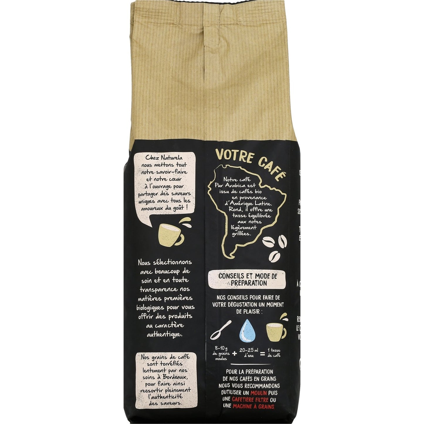 NATURELA Organic Pure Arabica Coffee Beans