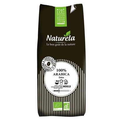 NATURELA Organic Pure Arabica Ground Coffee