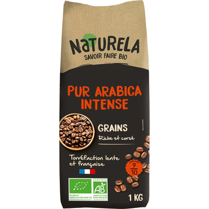 NATURELA Organic Intense Pure Arabica Coffee Beans