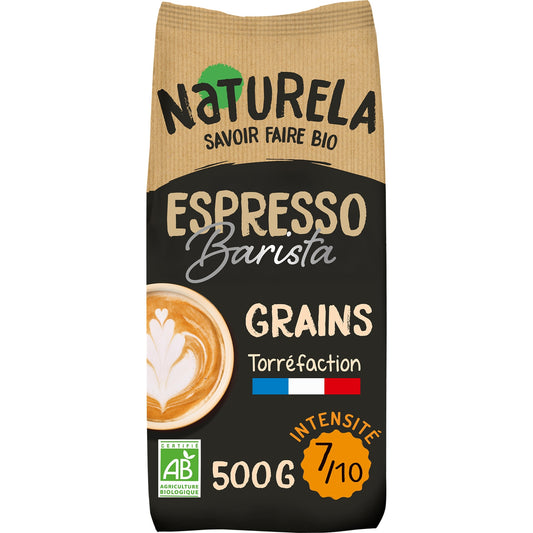 Café en grains espresso barista bio NATURELA 