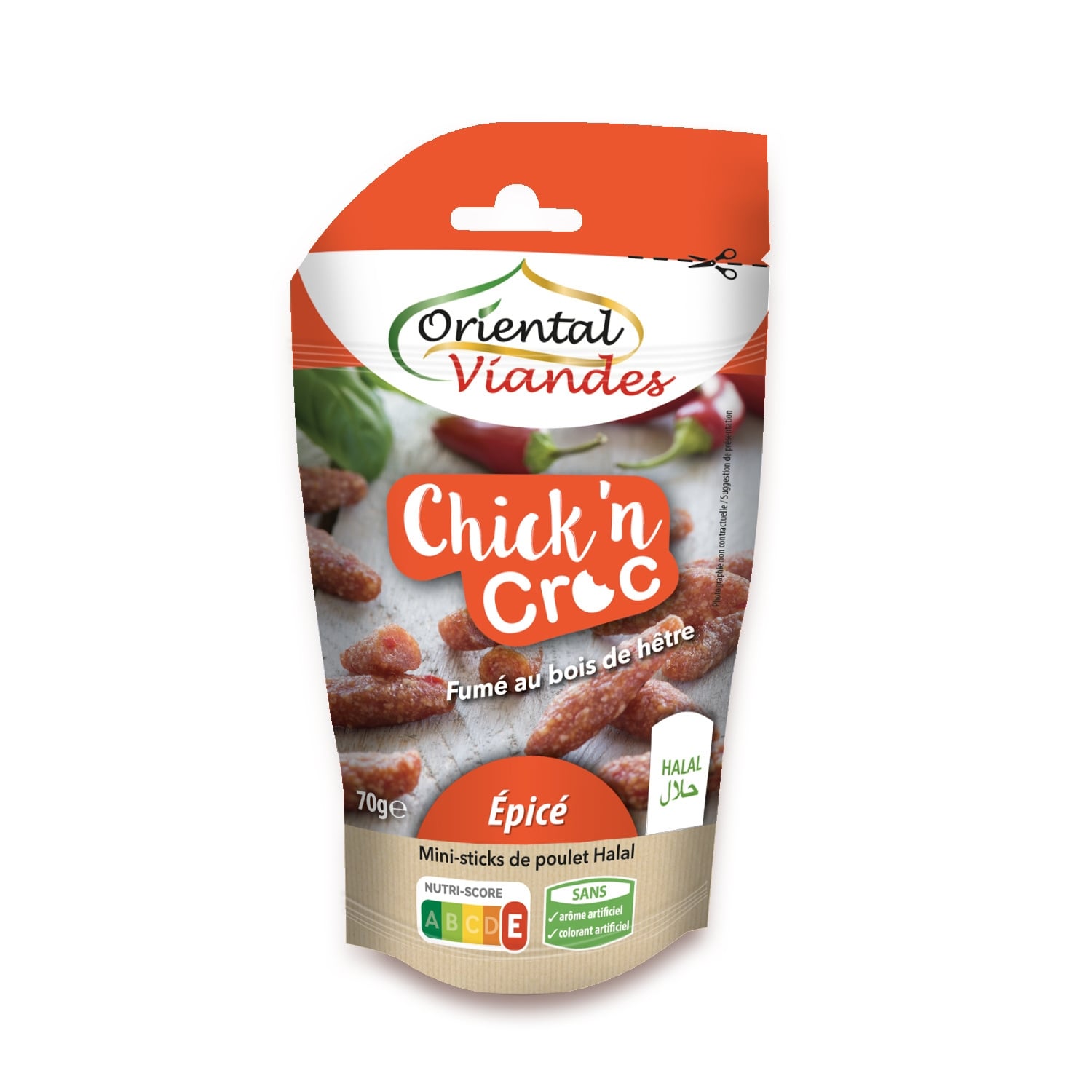 Mini stick de poulet épicé Halal ORIENTAL VIANDES 