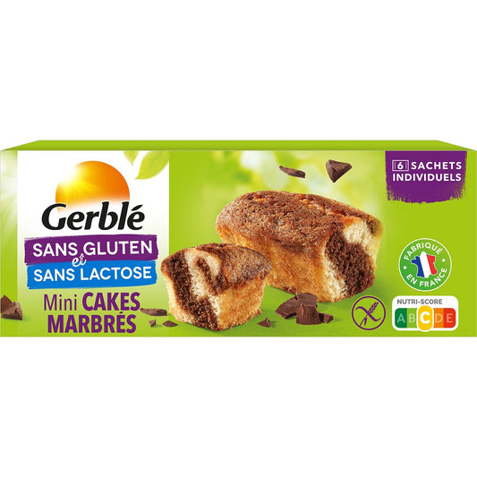 Cake Marbré Sans Gluten GERBLE la boite de 200 g