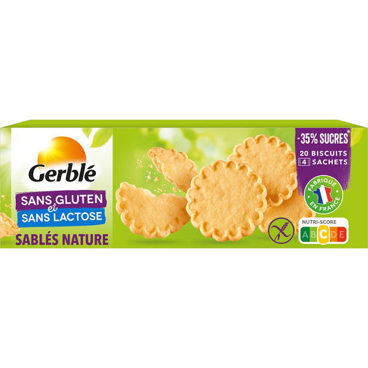 Biscuit Sablé Sans Gluten GERBLE la boite de 120 g