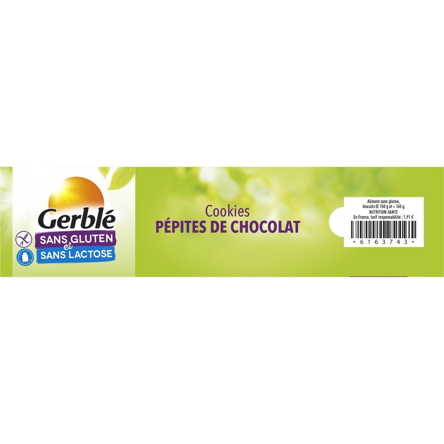Cookie Pépites Chocolat Sans Gluten GERBLE