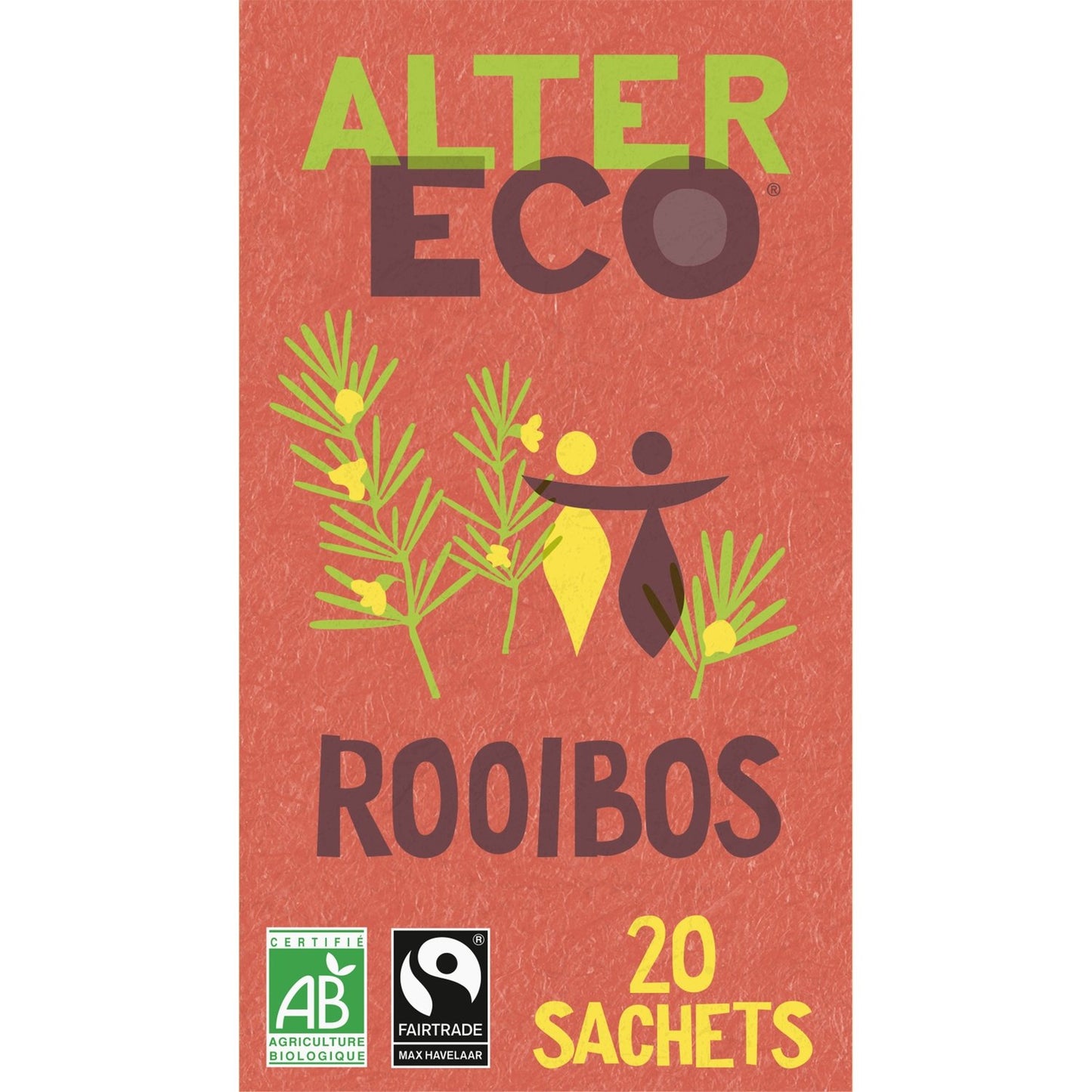 Infusion Bio Rooibos Nature ALTER ECO La boite de 20 sachets - 40g