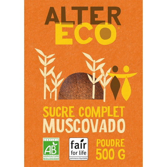 ALTER ECO Bio-Vollkorn-Muscovado-Puderrohrzucker