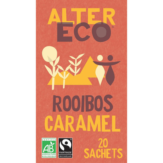 Infusion Bio Rooibos Caramel ALTER ECO La boite de 20 sachets - 40g