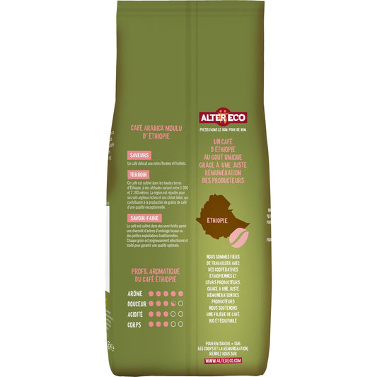 Bio gemahlener Kaffee Äthiopien Pure Arabica ALTER ECO