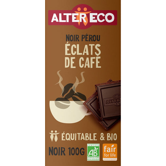 Chocolat Noir Éclats de Café ALTER ECO