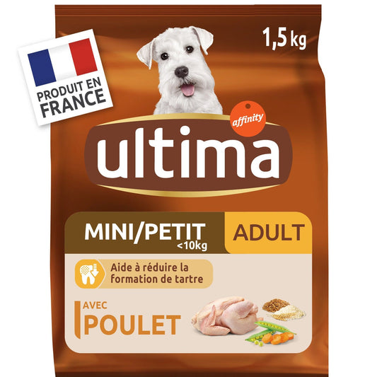 Croquettes pour Chien Poulet Riz Spécial Mini ULTIMA