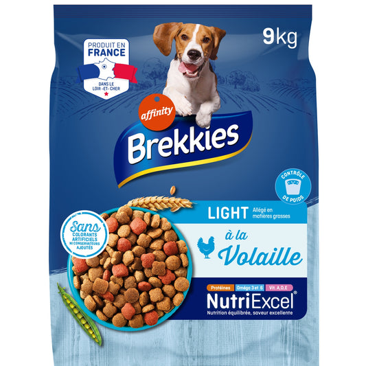 Croquettes Pour Chien Adulte Light Digestion Facile Volaille BREKKIES 