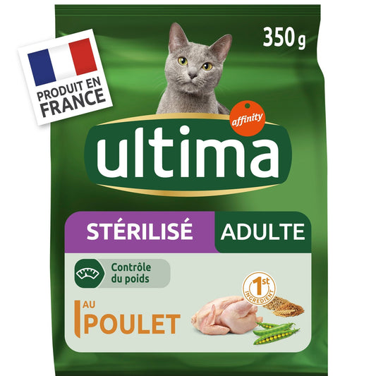Croquettes pour Chat Adulte Stérilisé au Poulet ULTIMA
