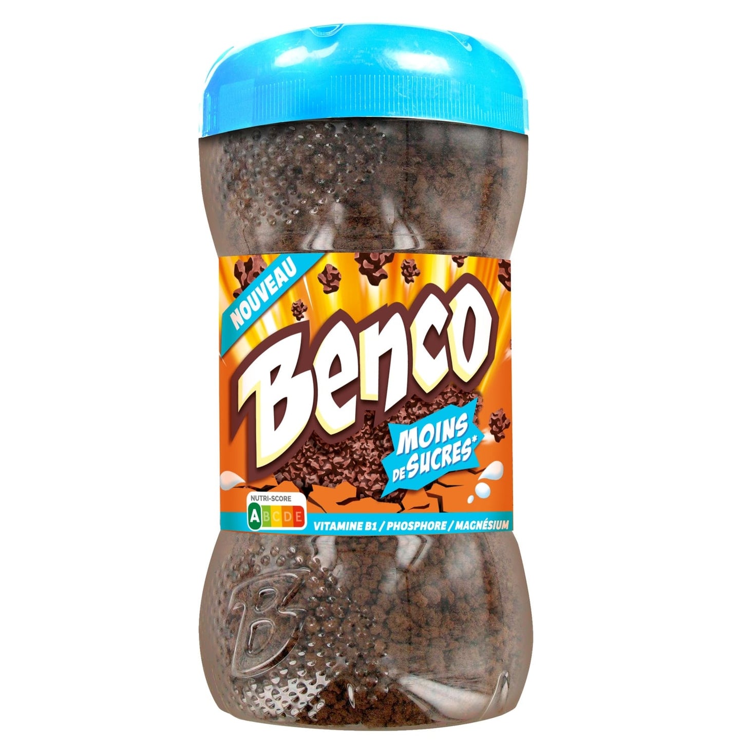 Poudre cacao granulée moins de sucres BENCO 