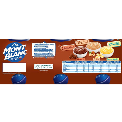 Crème Dessert Assortiments MONT BLANC