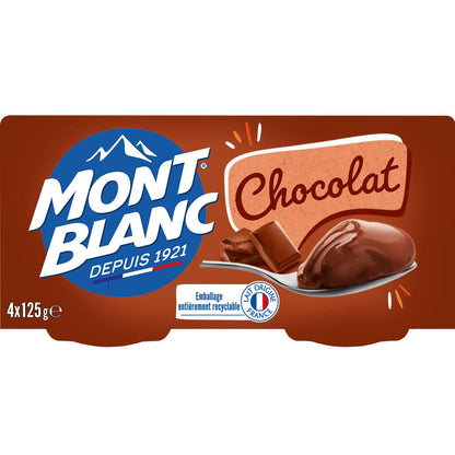 Crème Dessert Chocolat MONT BLANC