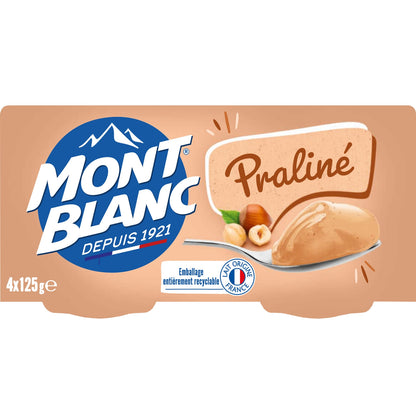 Crème Dessert Praliné MONT BLANC