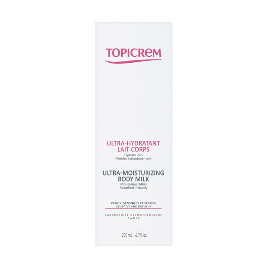 Lait Corps Ultra-Hydratant 24h Peau Sèche et Sensible TOPICREM 